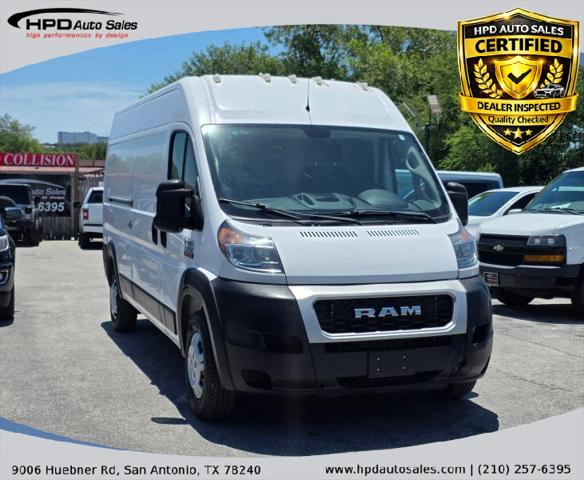 2019 Ram ProMaster 2500 Cargo Van High Roof 159" WB for sale in San Antonio, TX