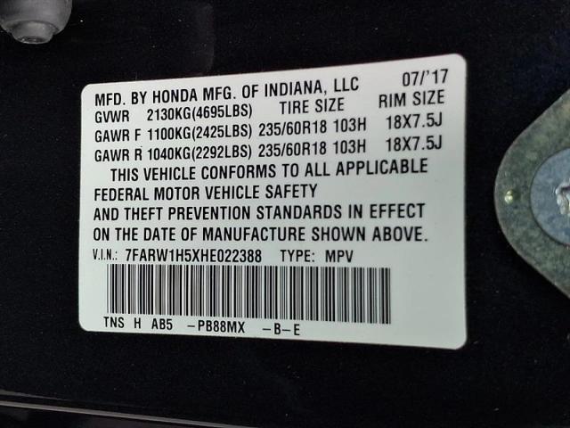2017 Honda CR-V EX