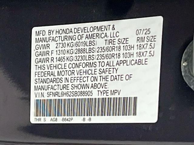 2025 Honda Odyssey EX-L