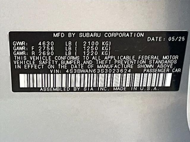 2025 Subaru Legacy Limited