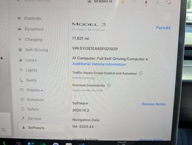 2025 Tesla Model 3 Long Range Rear-Wheel Drive
