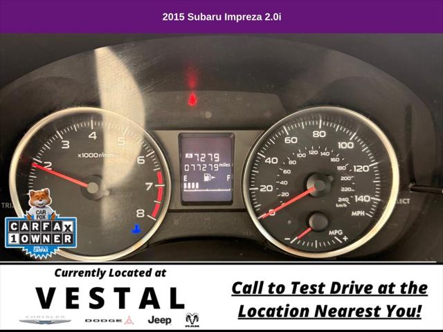2015 Subaru Impreza 2.0i