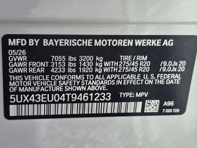 2026 BMW X5 xDrive50e