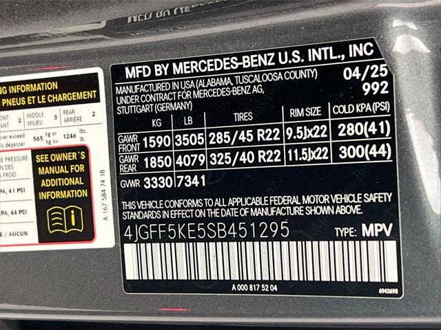 2025 Mercedes-Benz GLS GLS 450 4MATIC