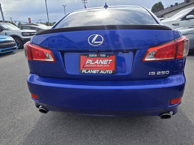 2012 Lexus IS 250 Base 4dr Sedan 6A