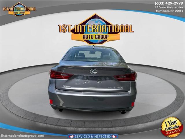 2015 Lexus IS 250 IS 250 Sedan 4D