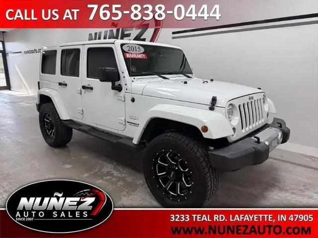 2015 Jeep Wrangler Unlimited Sahara for sale in Lafayette, IN