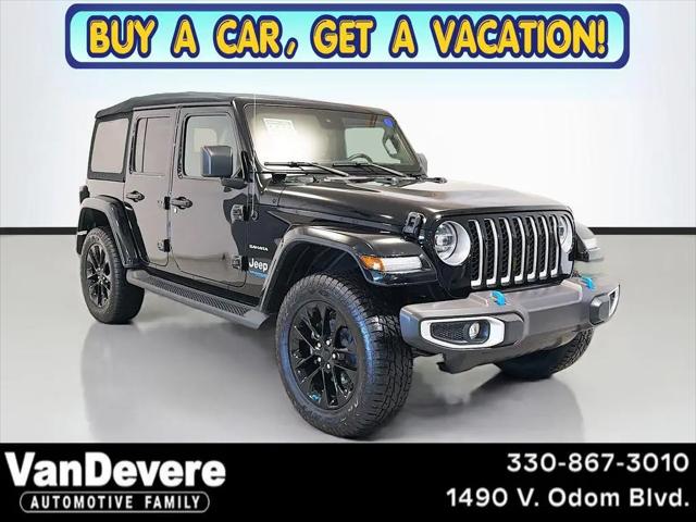 2022 Jeep Wrangler 4xe Unlimited Sahara 4x4 for sale in Akron, OH