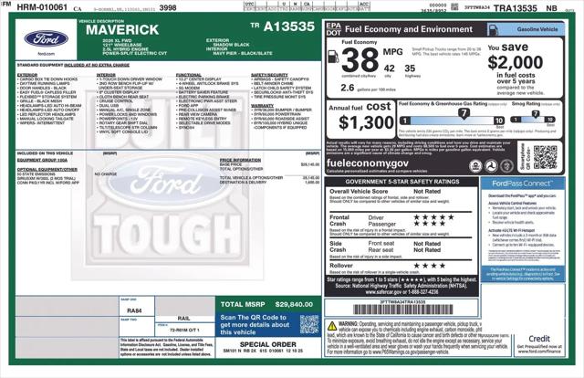 2026 Ford Maverick XL