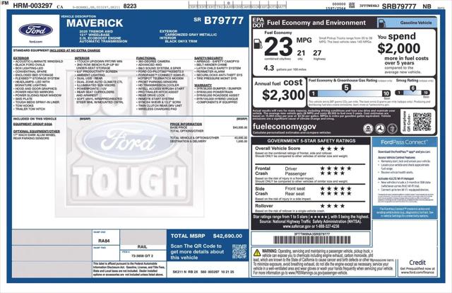 2025 Ford Maverick Tremor