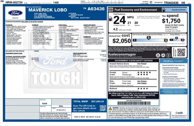 2026 Ford Maverick Lobo Standard