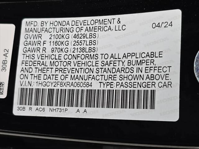 2024 Honda Accord Hybrid Touring