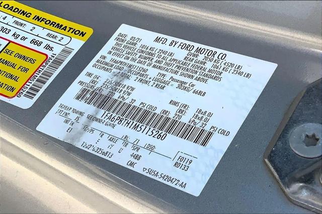 2021 Ford Mustang EcoBoost Premium Fastback