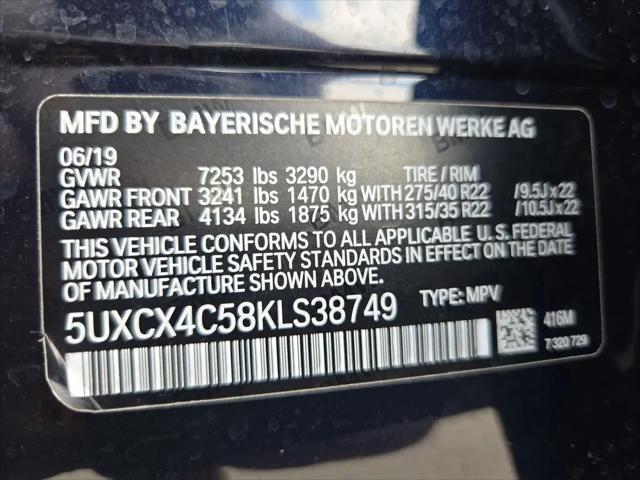 2019 BMW X7 xDrive50i
