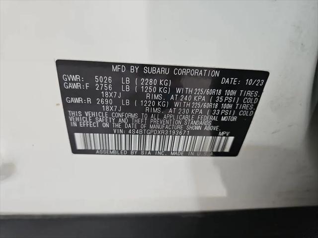 2024 Subaru Outback Touring XT