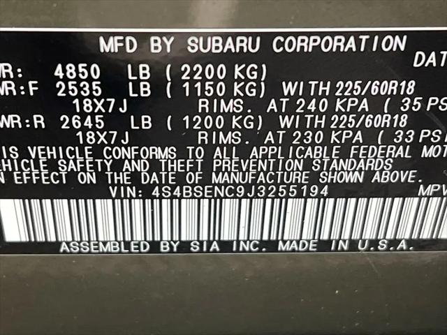 2018 Subaru Outback 3.6R Limited