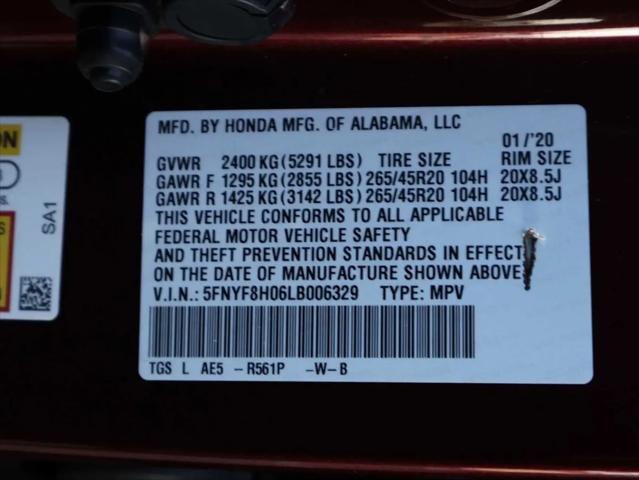 2020 Honda Passport AWD Elite