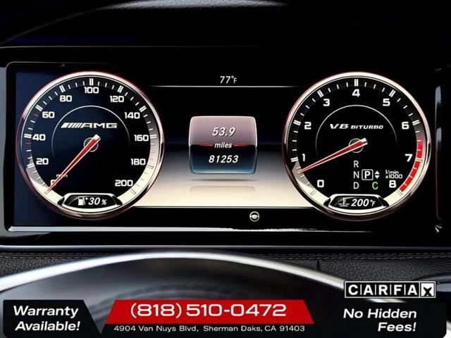 2016 Mercedes-Benz AMG S 63 4MATIC