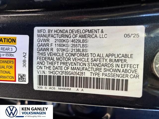 2025 Honda Accord Sedan Touring