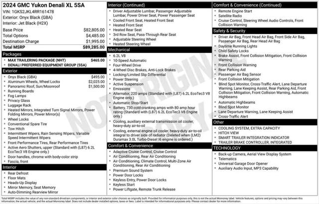 2024 GMC Yukon XL 4WD Denali