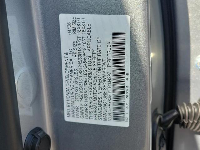 2026 Honda Ridgeline TrailSport