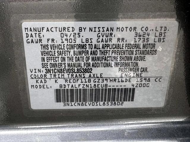 2025 Nissan Versa 1.6 SV