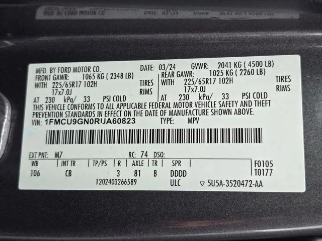 2024 Ford Escape Active