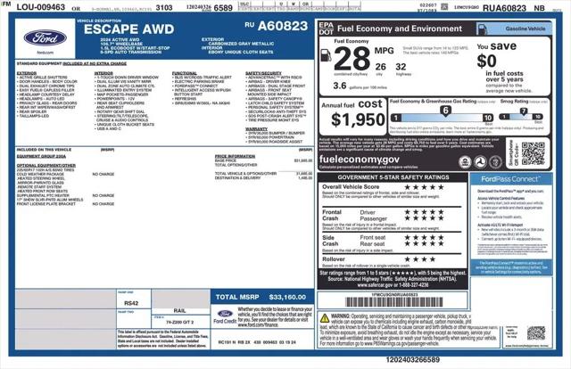 2024 Ford Escape Active