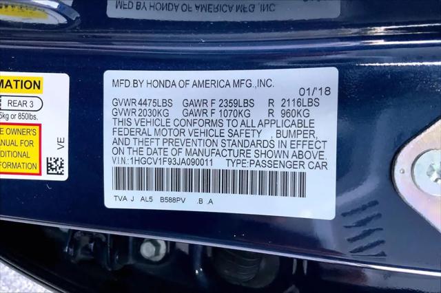 2018 Honda Accord Touring