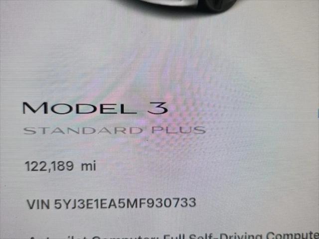 2021 Tesla Model 3 Standard Range Plus Rear-Wheel Drive