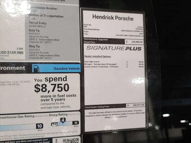 2026 Porsche Cayenne GTS