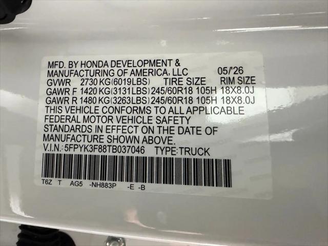 2026 Honda Ridgeline Black Edition
