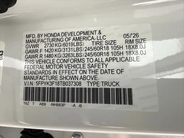 2026 Honda Ridgeline Sport