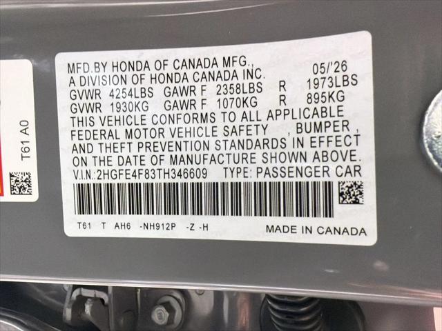 2026 Honda Civic Sport
