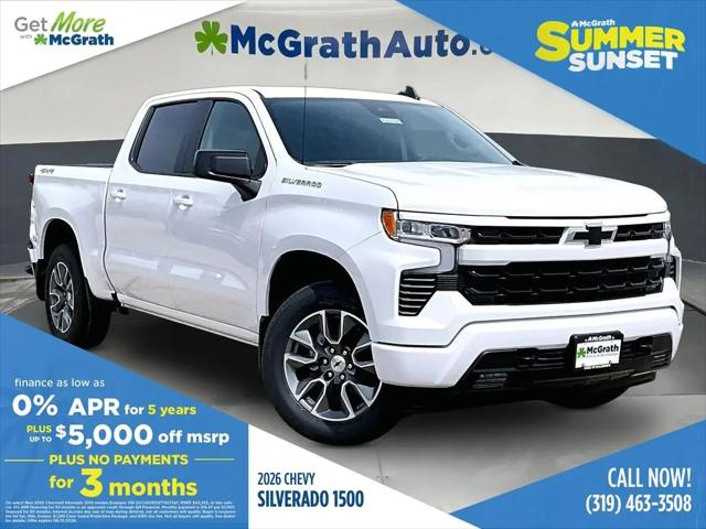 2026 Chevrolet Silverado 1500 4WD Crew Cab Short Bed RST for sale in Dubuque, IA