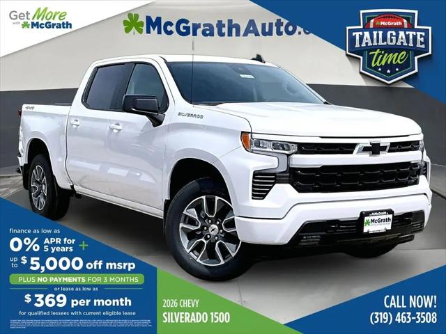 2026 Chevrolet Silverado 1500 4WD Crew Cab Short Bed RST for sale in Dubuque, IA