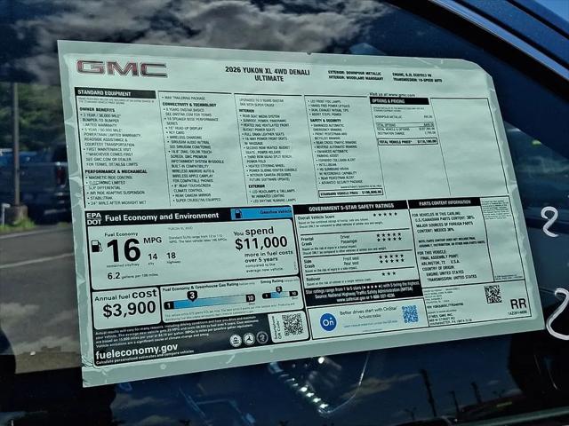 2026 GMC Yukon XL 4WD Denali Ultimate