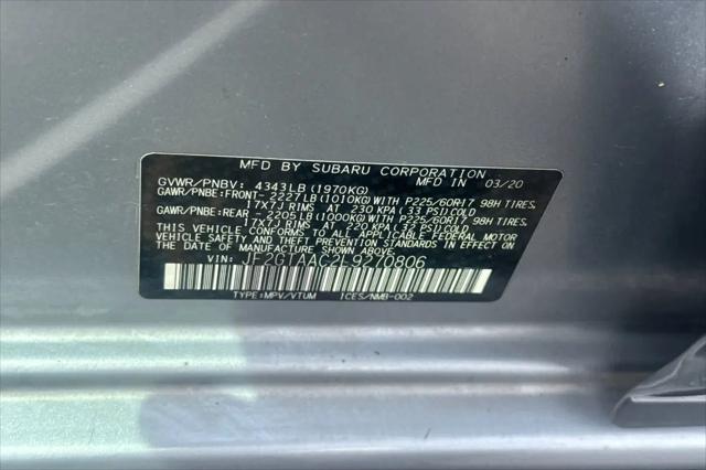 2020 Subaru Crosstrek 2.0i