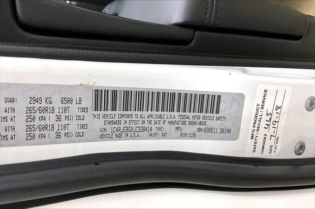 2018 Jeep Grand Cherokee Limited 4x2