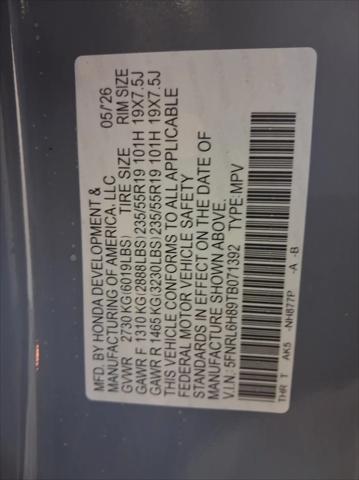 2026 Honda Odyssey Touring