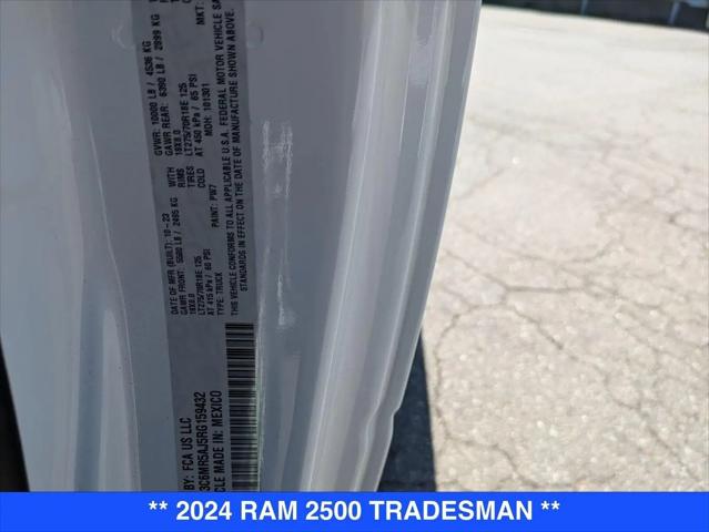 2024 Ram 2500 Tradesman Regular Cab 4x4 8' Box