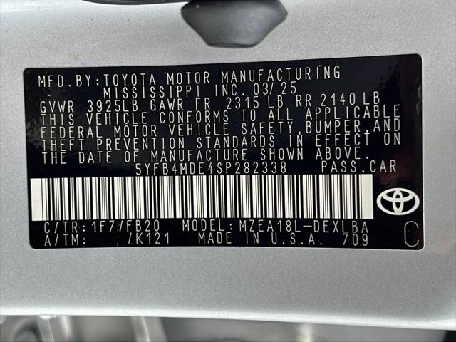 2025 Toyota Corolla LE