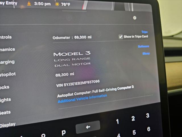 2021 Tesla Model 3 Long Range