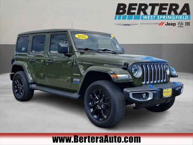 2022 Jeep Wrangler 4xe Unlimited Sahara 4x4 for sale in West Springfield, MA