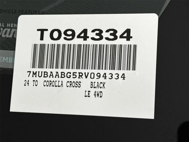 2024 Toyota Corolla Cross LE