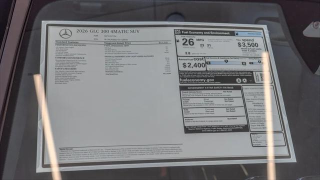 2026 Mercedes-Benz GLC GLC 300