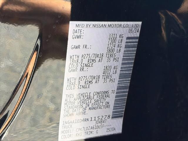 2024 Nissan Titan Crew Cab PRO-4X 4x4