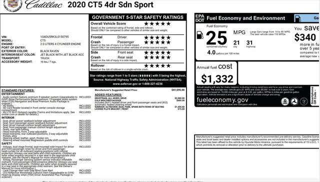 2020 Cadillac CT5 Sport
