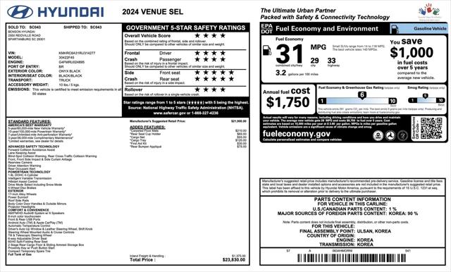 2024 Hyundai Venue SEL
