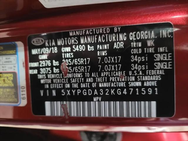 2019 Kia Sorento 2.4L LX